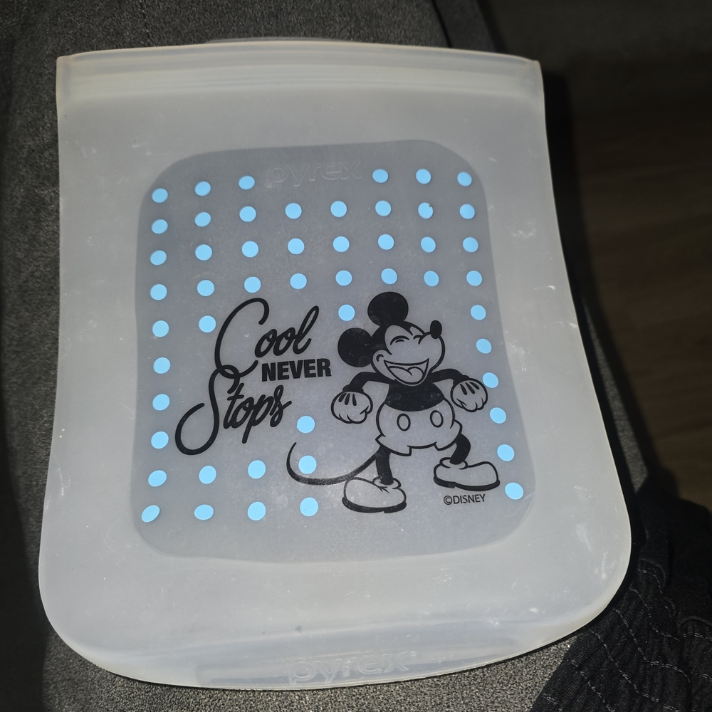 2 Purex Disney Mickey Mouse Silicone Storage Bag